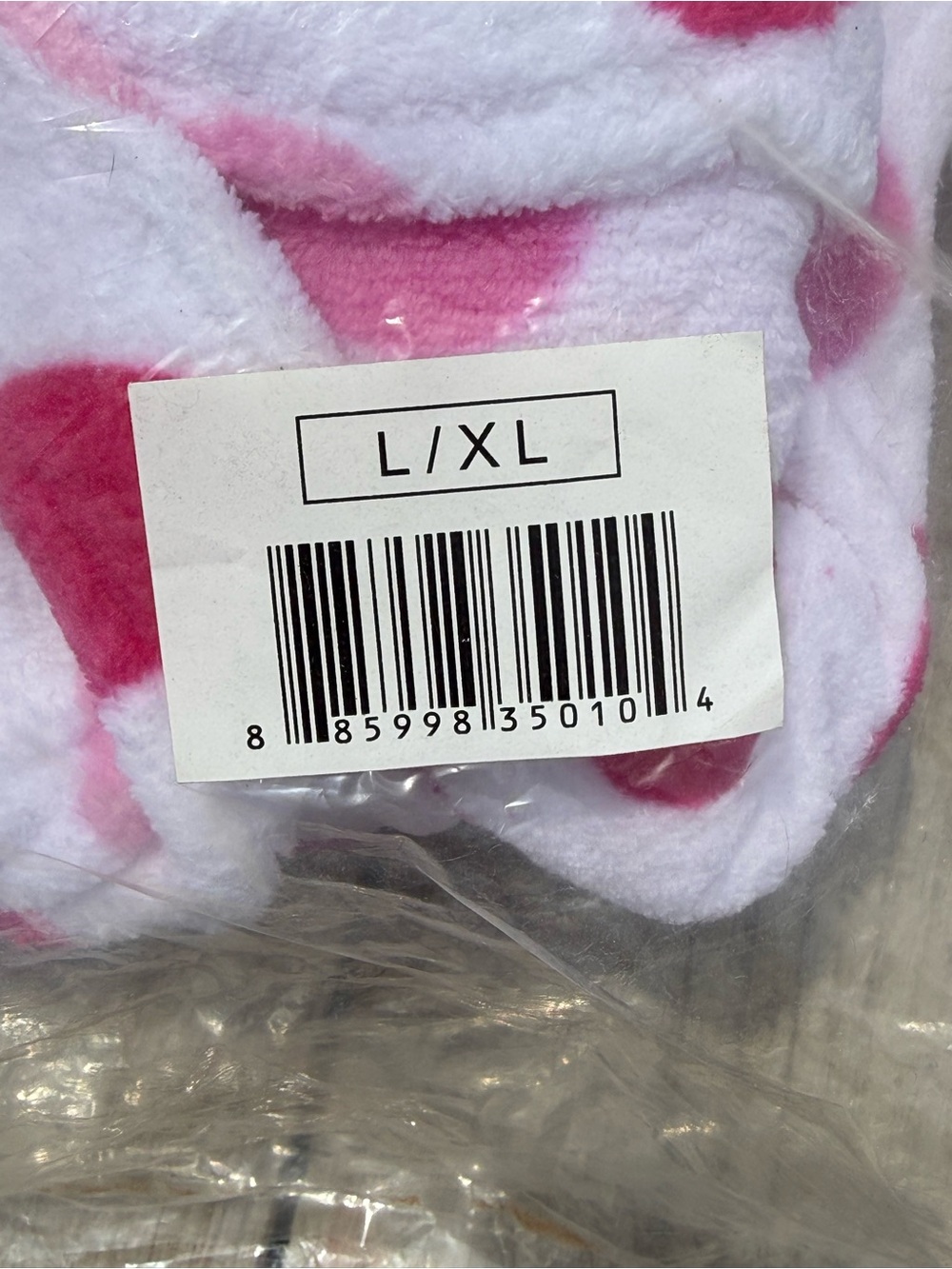 Ulta Beauty Pink and Magenta Polka Dot Plush Robe - Picture 4 of 5